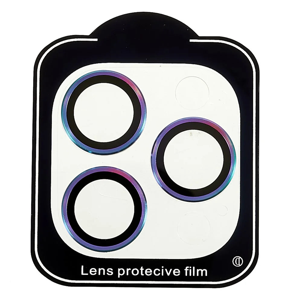 RURIHAI Phone Rear Camera Lens Protector For iPhone 14 Pro / 14 Pro Max Hard Metal + Acrylic Anti-scratch HD Clear Lens Film - Multi-color - 6