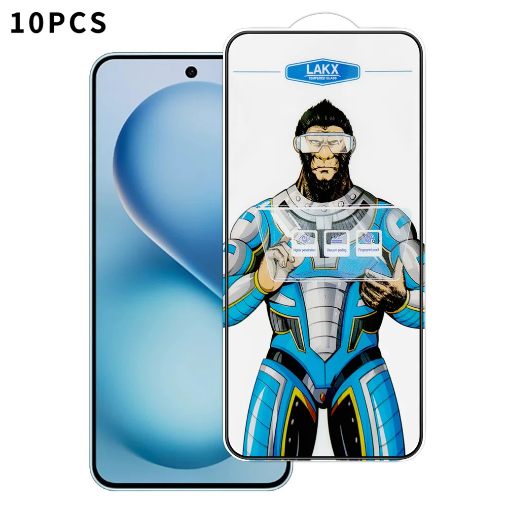 For vivo S30 5G 10Pcs High Definition Tempered Glass Anti-fingerprint Anti-static Electroplating Full Screen Protector - Transparent - 1