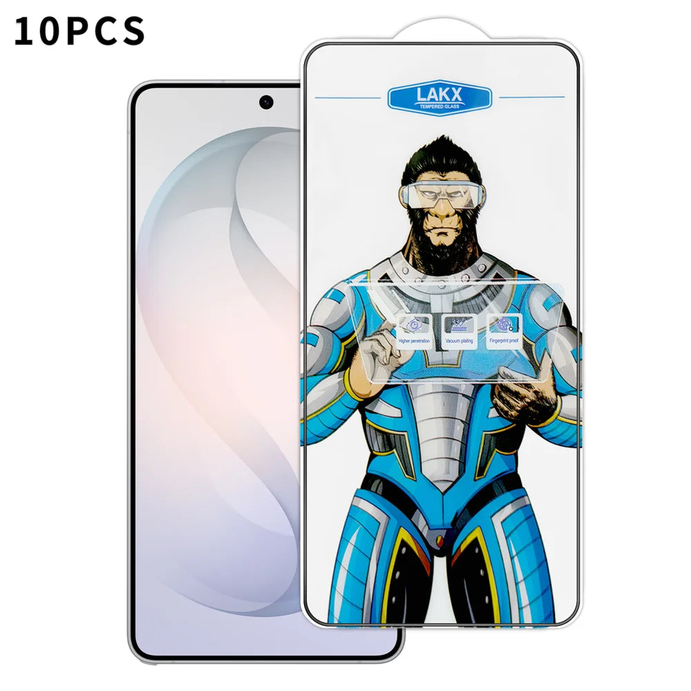 For Samsung Galaxy S26 Ultra 10Pcs High Definition Tempered Glass Anti-fingerprint Anti-static Electroplating Full Screen Protector - Transparent - 1