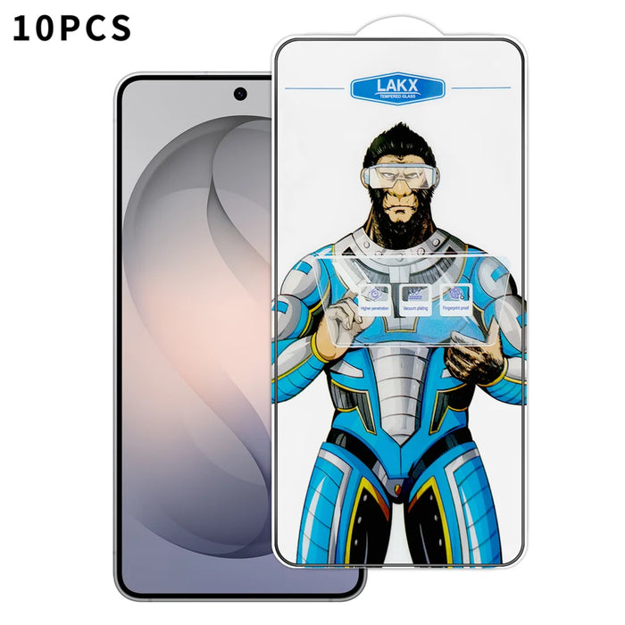 For Samsung Galaxy S26+ 10Pcs High Definition Tempered Glass Anti-fingerprint Anti-static Electroplating Full Screen Protector - Transparent - 1