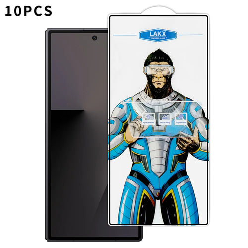 For Samsung Galaxy Z Fold7 5G 10Pcs High Definition Tempered Glass Anti-fingerprint Anti-static Electroplating Full Screen Protector - Transparent - 1