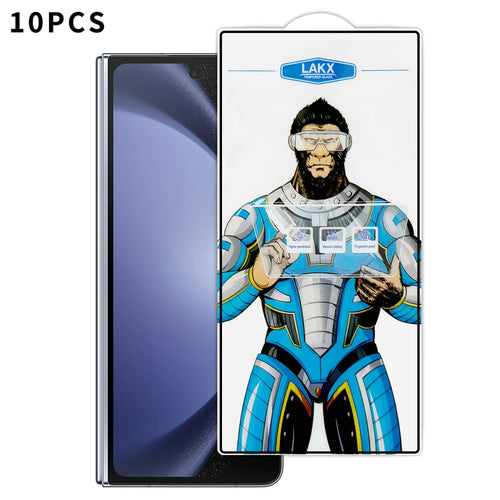 For Samsung Galaxy Z Fold5 5G 10Pcs High Definition Tempered Glass Anti-fingerprint Anti-static Electroplating Full Screen Protector - Transparent - 1