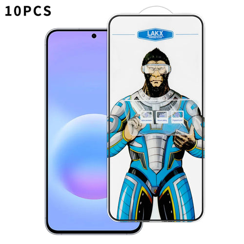 For Samsung Galaxy A57 5G 10Pcs High Definition Tempered Glass Anti-fingerprint Anti-static Electroplating Full Screen Protector - Transparent - 1