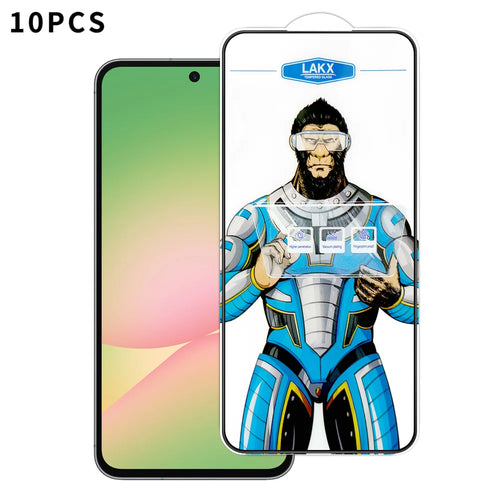 For Samsung Galaxy A56 5G 10Pcs High Definition Tempered Glass Anti-fingerprint Anti-static Electroplating Full Screen Protector - Transparent - 1