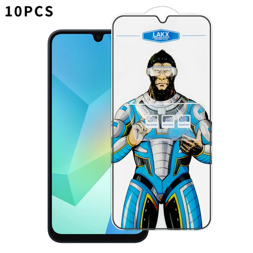For Samsung Galaxy A16 4G / Galaxy A16 5G 10Pcs High Definition Tempered Glass Anti-fingerprint Anti-static Electroplating Full Screen Protector - Transparent - 1