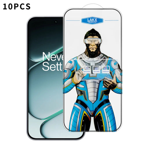 10Pcs High Definition Tempered Glass Film for OnePlus Nord CE6 5G / Nord 6 5G / Turbo 6V 5G / Turbo 6 5G Anti-fingerprint Anti-static Electroplating Full Screen Protector - Transparent - 1