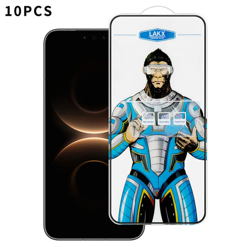 For Huawei Mate 80 Pro Max 10Pcs High Definition Tempered Glass Anti-fingerprint Anti-static Electroplating Full Screen Protector - Transparent - 1