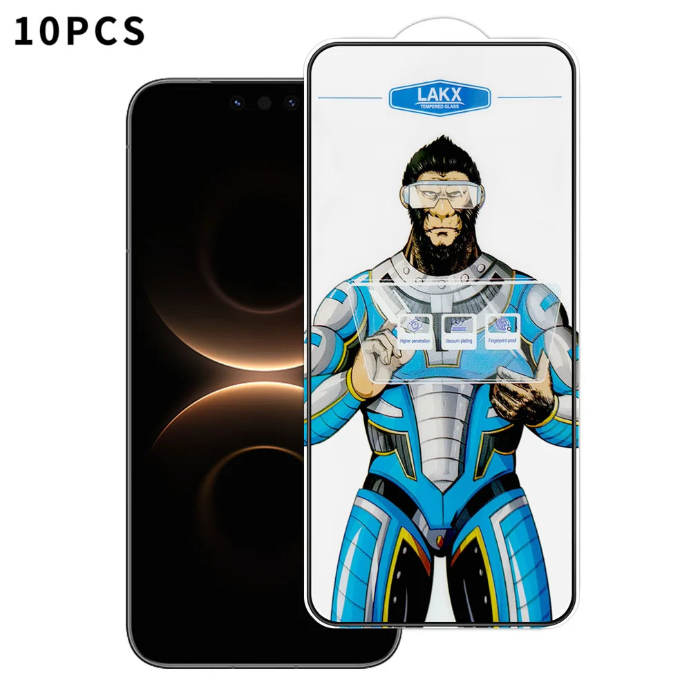 For Huawei Mate 80 / Huawei Mate 80 Pro 10Pcs High Definition Tempered Glass Anti-fingerprint Anti-static Electroplating Full Screen Protector - Transparent - 1