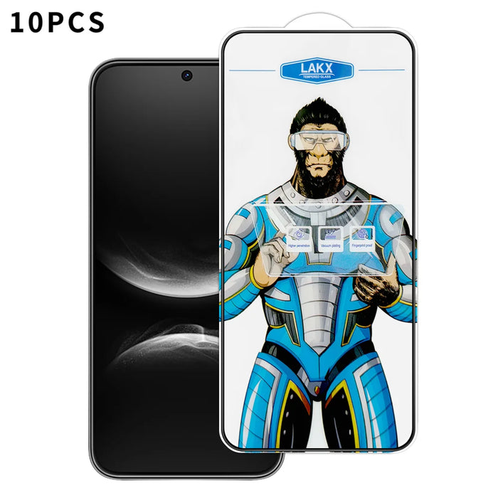 For Huawei nova 14 5G 10Pcs High Definition Tempered Glass Anti-fingerprint Anti-static Electroplating Full Screen Protector - Transparent - 1