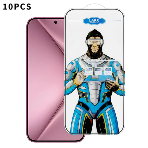 For Huawei Pura 70 10Pcs High Definition Tempered Glass Anti-fingerprint Anti-static Electroplating Full Screen Protector - Transparent - 1