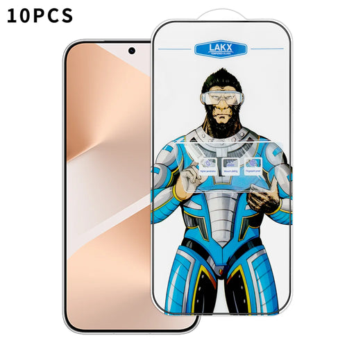 For Huawei Pura 80 10Pcs High Definition Tempered Glass Anti-fingerprint Anti-static Electroplating Full Screen Protector - Transparent - 1