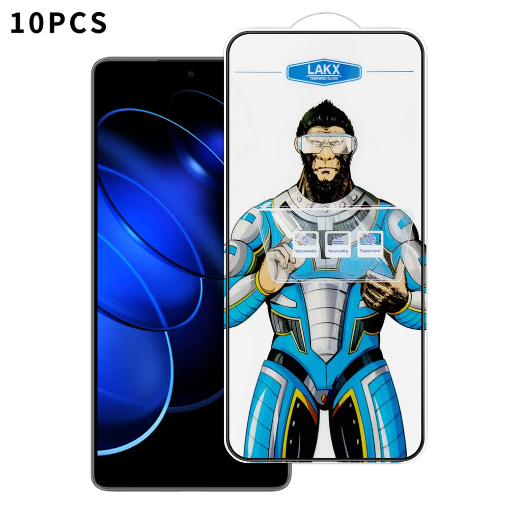 For Honor 80 GT 5G 10Pcs High Definition Tempered Glass Anti-fingerprint Anti-static Electroplating Full Screen Protector - Transparent - 1
