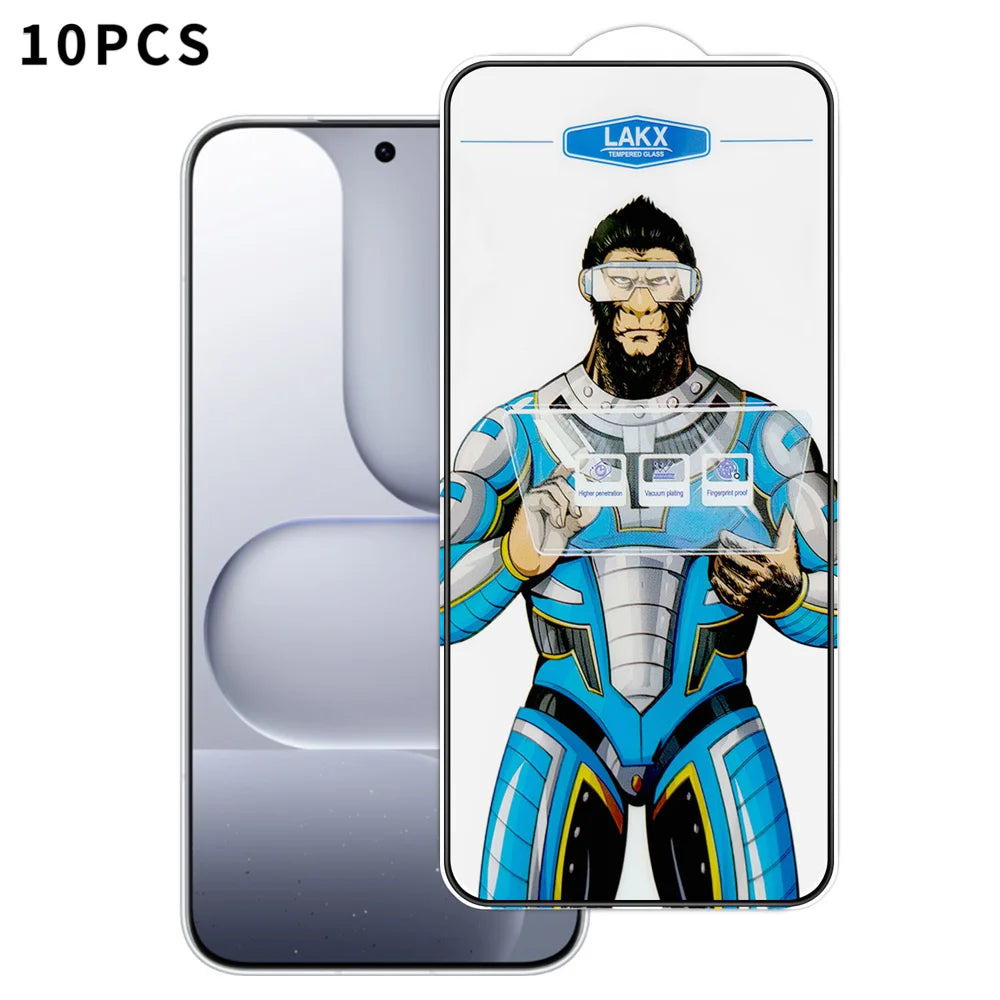 For Honor 500 5G 10Pcs High Definition Tempered Glass Anti-fingerprint Anti-static Electroplating Full Screen Protector - Transparent - 1