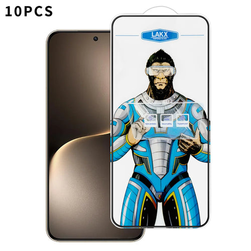 For Honor Magic7 5G 10Pcs High Definition Tempered Glass Anti-fingerprint Anti-static Electroplating Full Screen Protector - Transparent - 1