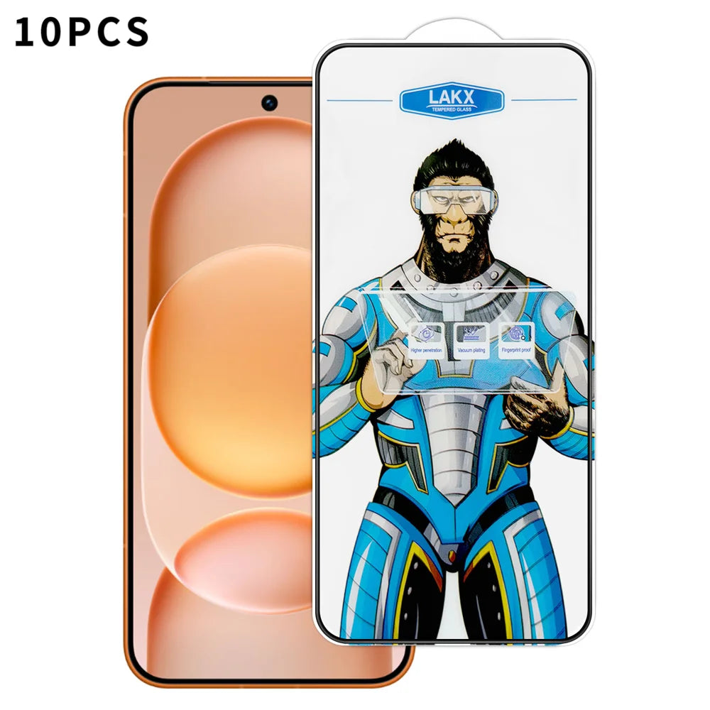 For Honor Magic8 Pro Air 5G 10Pcs High Definition Tempered Glass Anti-fingerprint Anti-static Electroplating Full Screen Protector - Transparent - 1