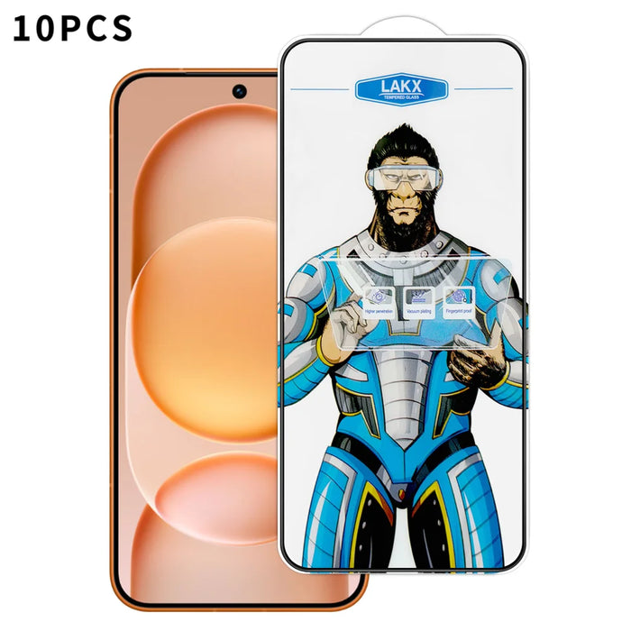 For Honor Magic8 Pro Air 5G 10Pcs High Definition Tempered Glass Anti-fingerprint Anti-static Electroplating Full Screen Protector - Transparent - 1