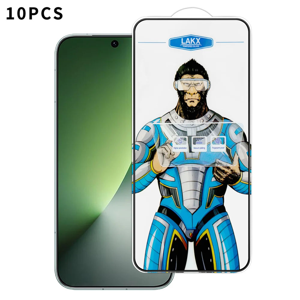 For Honor Magic8 5G 10Pcs High Definition Tempered Glass Anti-fingerprint Anti-static Electroplating Full Screen Protector - Transparent - 1