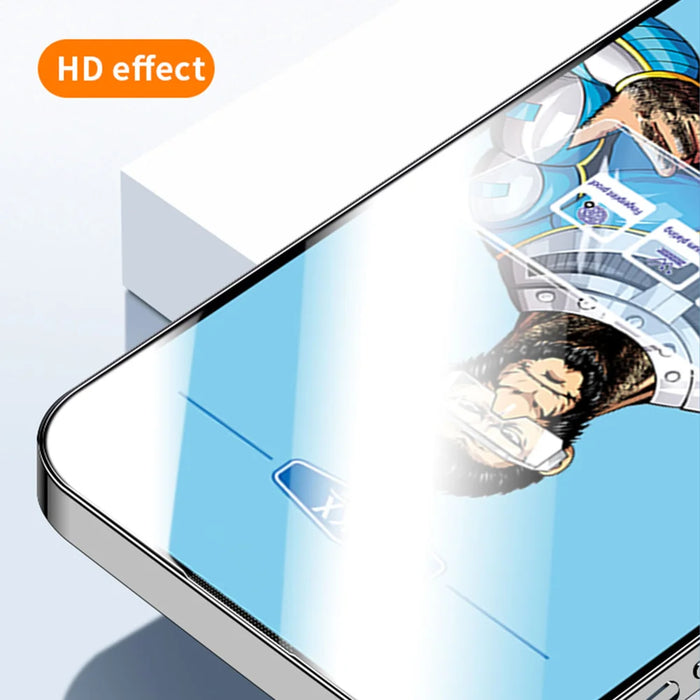 For Honor Power2 5G 10Pcs High Definition Tempered Glass Anti-fingerprint Anti-static Electroplating Full Screen Protector - Transparent - 4