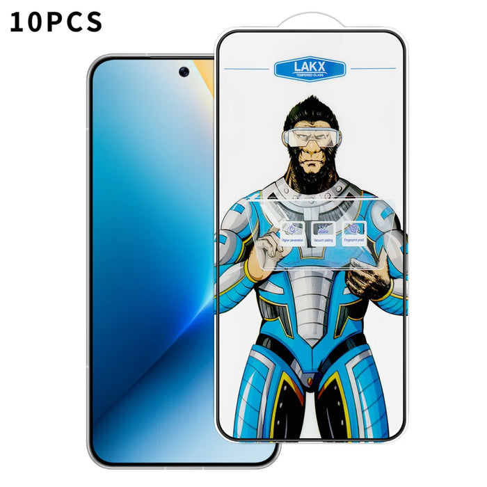 For Honor Win RT 5G / Honor Win 5G 10Pcs High Definition Tempered Glass Anti-fingerprint Anti-static Electroplating Full Screen Protector - Transparent - 1