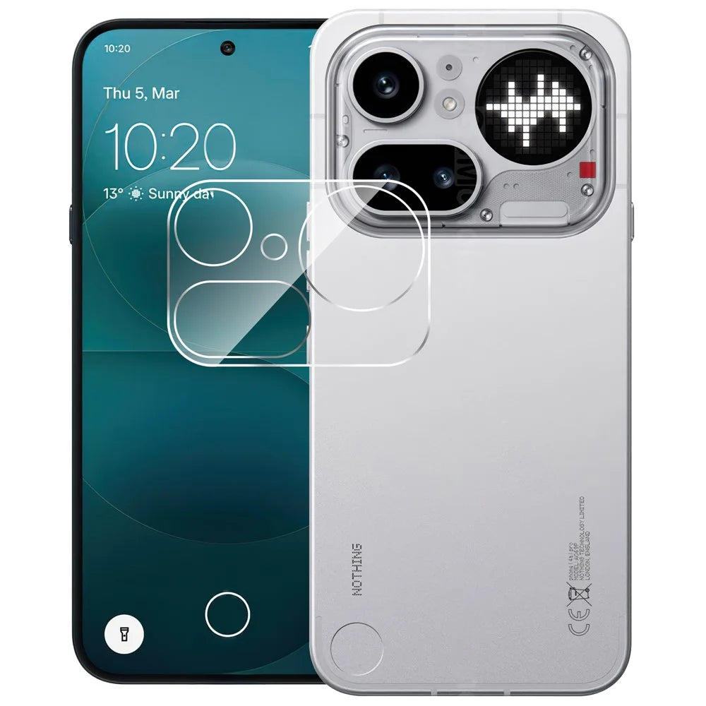 For Nothing Phone (4a) Pro Full Covering High Transparency Anti-explosion AGC Glass Rear Camera Lens Protector - 4