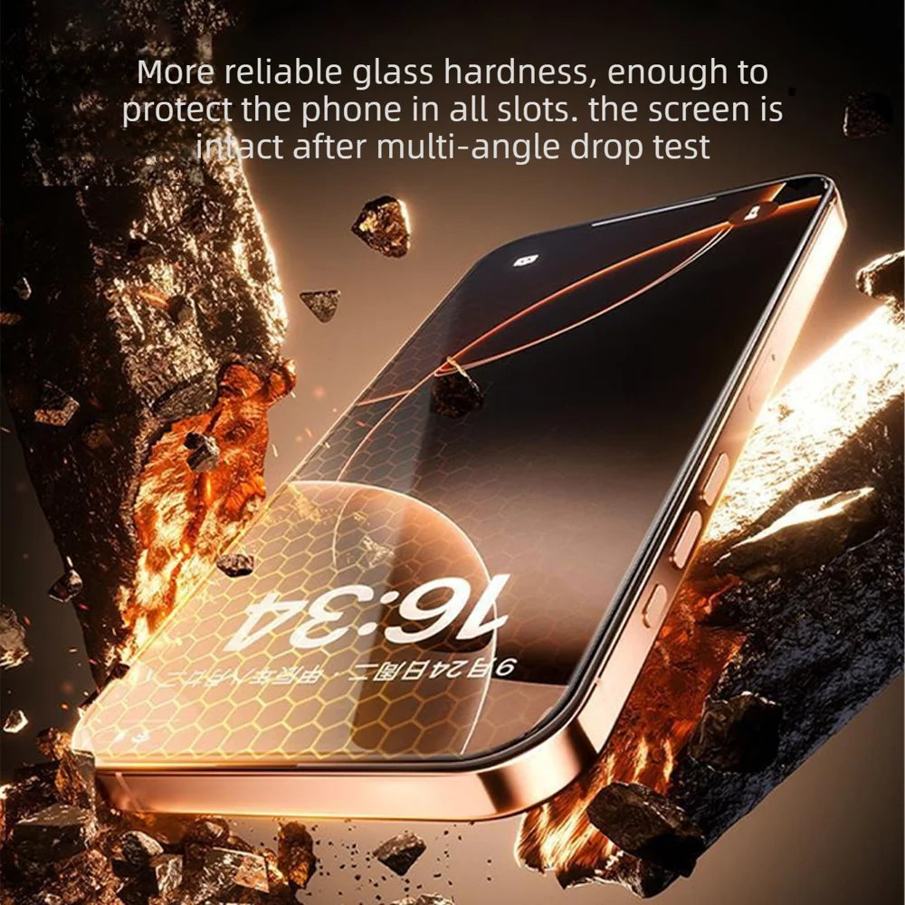 For iPhone 15 Pro 10Pcs HD Tempered Glass Anti-fingerprint Shatterproof Full Size Screen Protector - Transparent - 2
