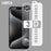 For iPhone 15 Pro Max 10Pcs Tempered Glass 3D Full Coverage 300CC Edgeless Anti Static Screen Protector - Transparent - 1