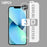 For iPhone 13 10Pcs Tempered Glass 3D Full Coverage 300CC Edgeless Anti Static Screen Protector - Transparent - 1