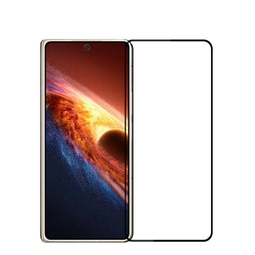 Mofi For Honor Magic V6 5G Screen Protector 9H Full Glue Full Coverage High Aluminum-Silicon Glass Film - Black - 1