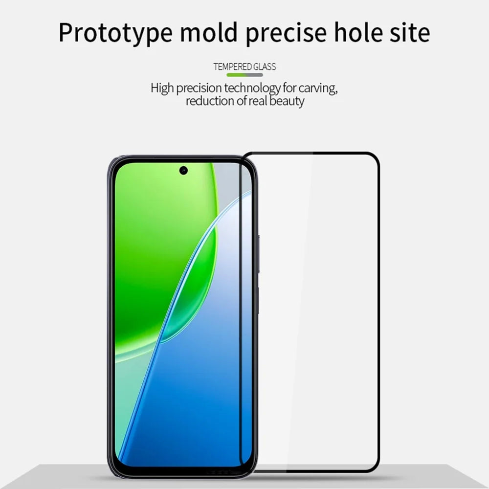 Mofi For vivo Y51 Pro 5G / vivo Y31d 4G Screen Protector 9H Full Glue Full Coverage High Aluminum-Silicon Glass Film - Black - 3