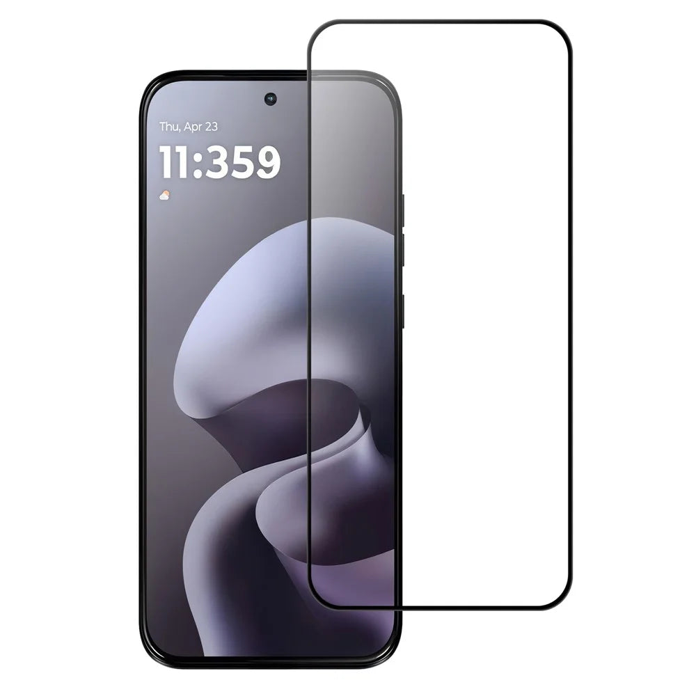 For Motorola Moto G87 5G / G67 5G / G77 5G AGC Tempered Glass with Black Edge Full Glue Full Coverage Screen Protector - 1