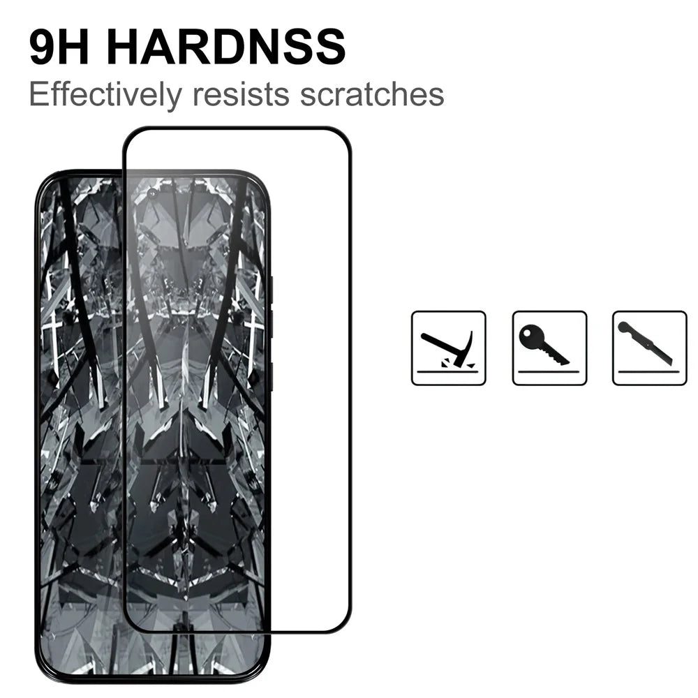 For Motorola Edge (2026) AGC Tempered Glass with Black Edge Full Glue Full Coverage Screen Protector - 3