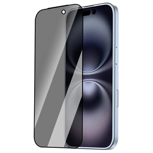 LEREACH For iPhone 17 Pro Privacy Tempered Glass Screen Protector 28° Anti-spy Full Cover Film - Black - 2