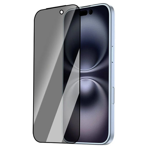 LEREACH 2Pcs For iPhone 17 Pro Privacy Tempered Glass Screen Protector 28° Anti-spy Full Cover Film - Black - 2