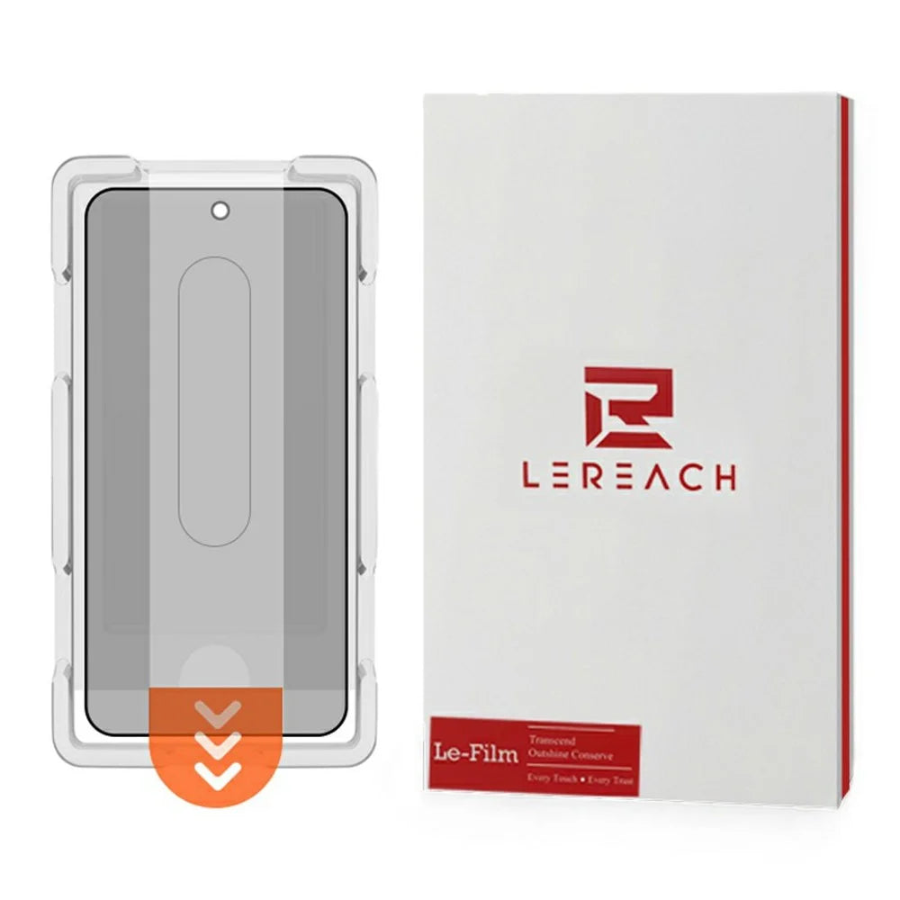 LEREACH For Samsung Galaxy A35 5G Privacy Tempered Glass Screen Protector 28° Anti-spy Full Cover Film - Black - 1