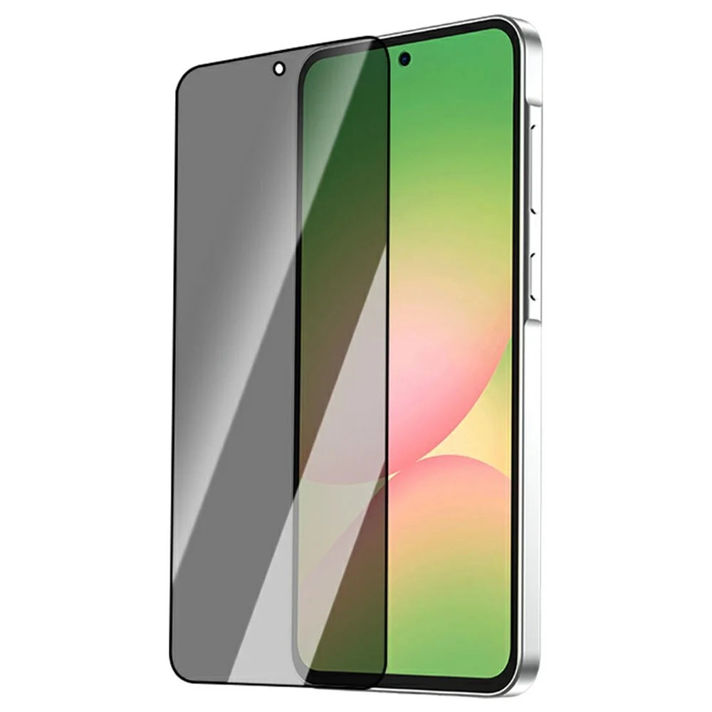 LEREACH For Samsung Galaxy A35 5G Privacy Tempered Glass Screen Protector 28° Anti-spy Full Cover Film - Black - 2