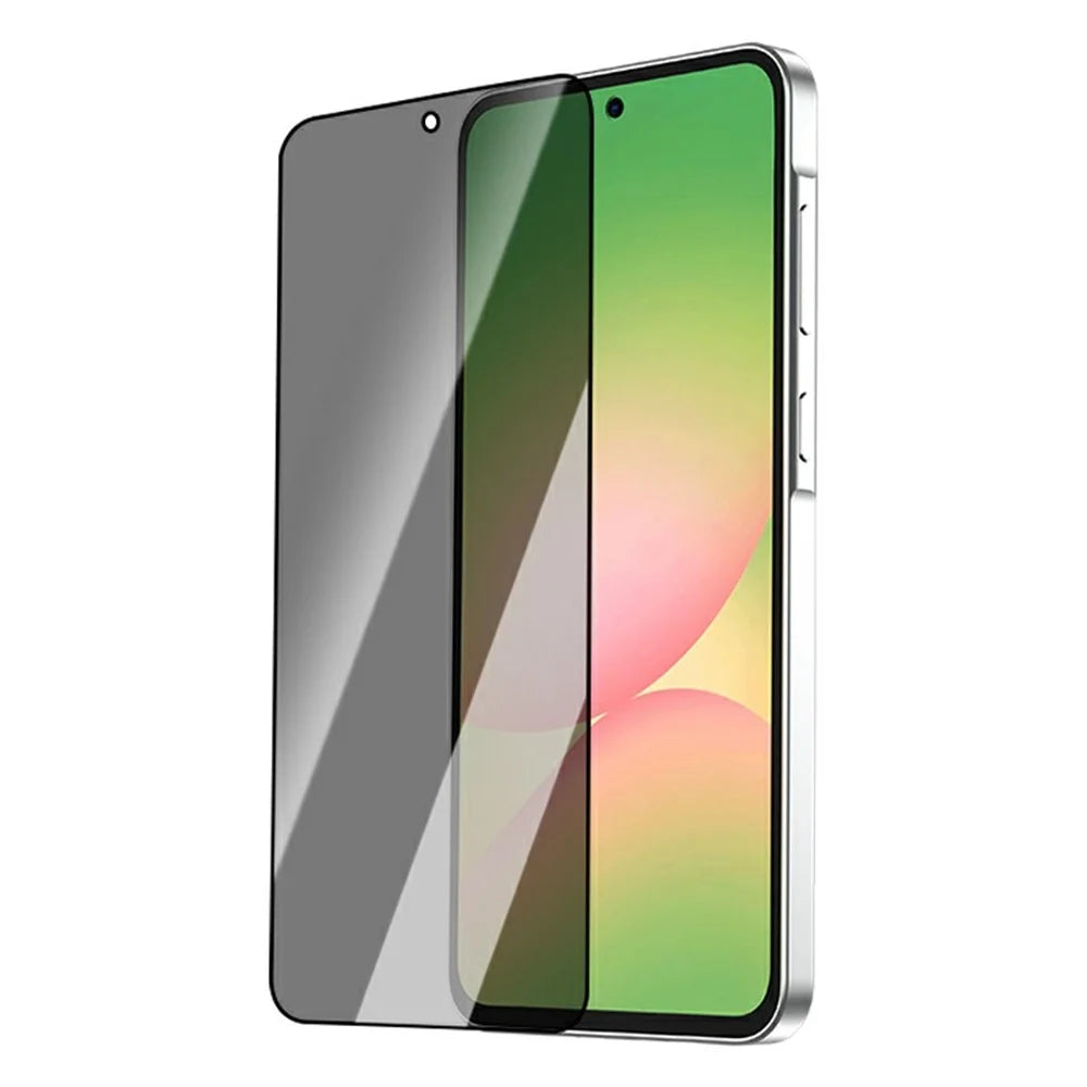 LEREACH 2Pcs For Samsung Galaxy A55 5G Privacy Tempered Glass Screen Protector 28° Anti-spy Full Cover Film - Black - 2