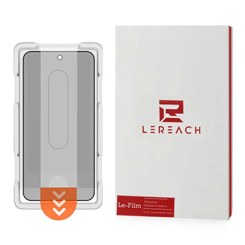 LEREACH For Samsung Galaxy A56 5G Privacy Tempered Glass Screen Protector 28° Anti-spy Full Cover Film - Black - 1