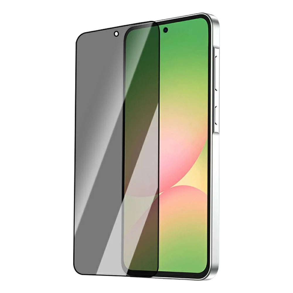 LEREACH 2Pcs For Samsung Galaxy A56 5G Privacy Tempered Glass Screen Protector 28° Anti-spy Full Cover Film - Black - 2