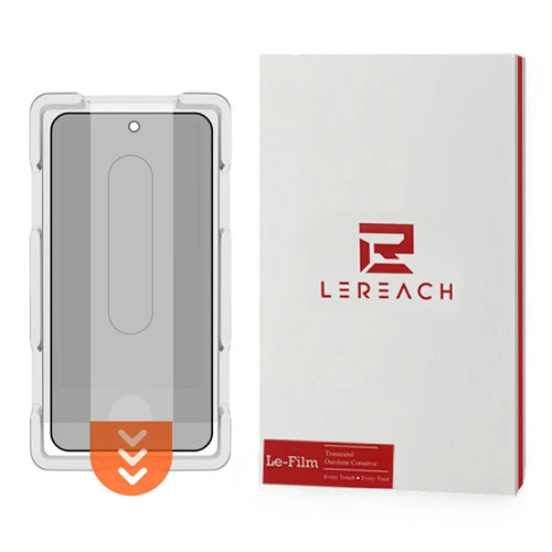 LEREACH For Samsung Galaxy S24 FE Privacy Tempered Glass Screen Protector 28° Anti-spy Full Cover Film - Black - 1