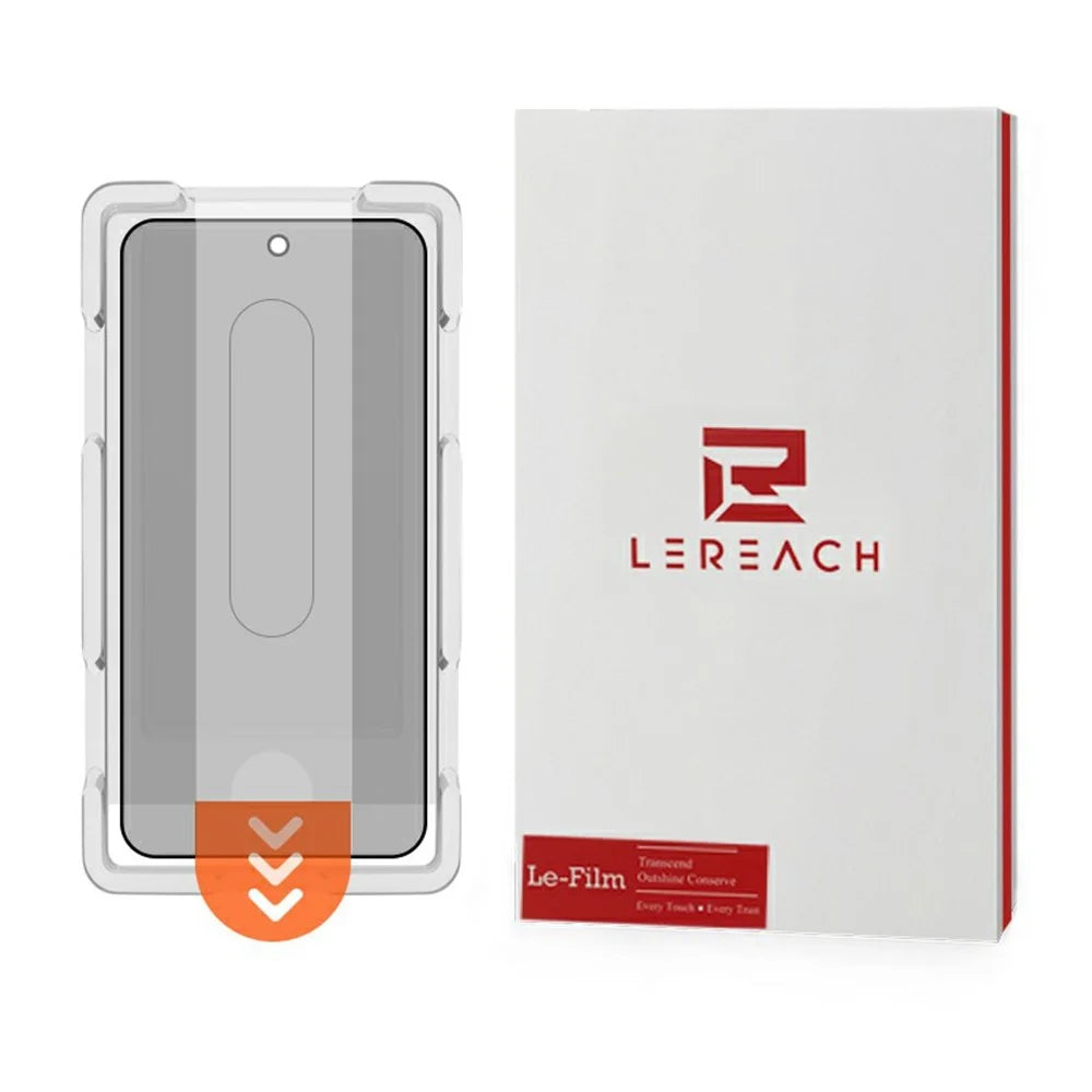 LEREACH For Samsung Galaxy S25 FE Privacy Tempered Glass Screen Protector 28° Anti-spy Full Cover Film - Black - 1