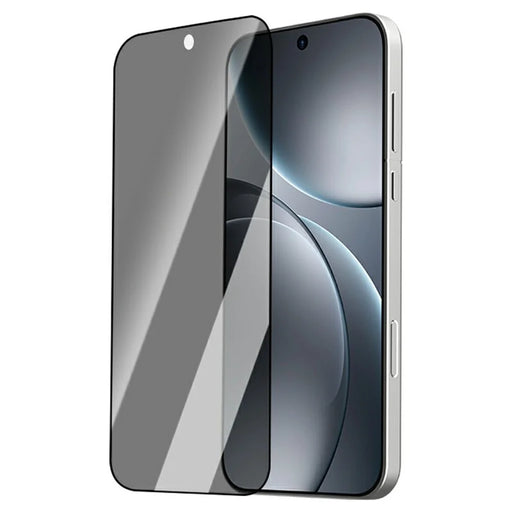 LEREACH For Oppo Find X9 Pro 5G Privacy Tempered Glass Screen Protector 28° Anti-spy Full Cover Film - Black - 2