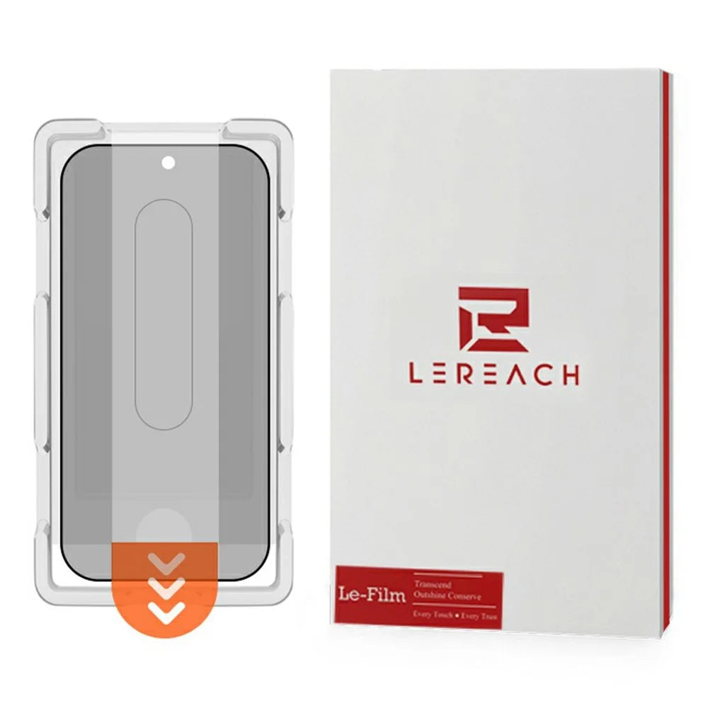 LEREACH For Oppo Find X9 Ultra 5G Privacy Tempered Glass Screen Protector 28° Anti-spy Full Cover Film - Black - 1