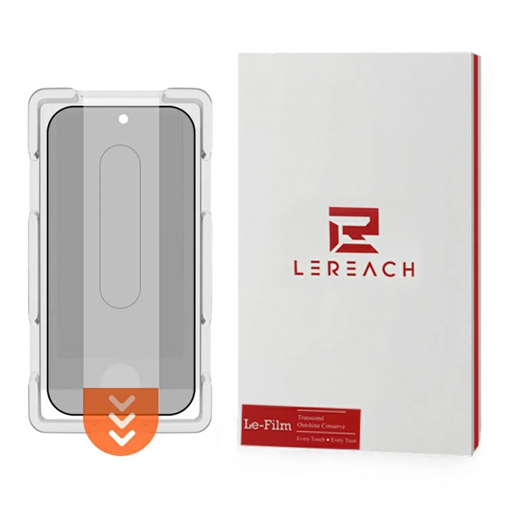 LEREACH For OnePlus 15 5G Privacy Tempered Glass Screen Protector 28° Anti-spy Full Cover Film - Black - 1