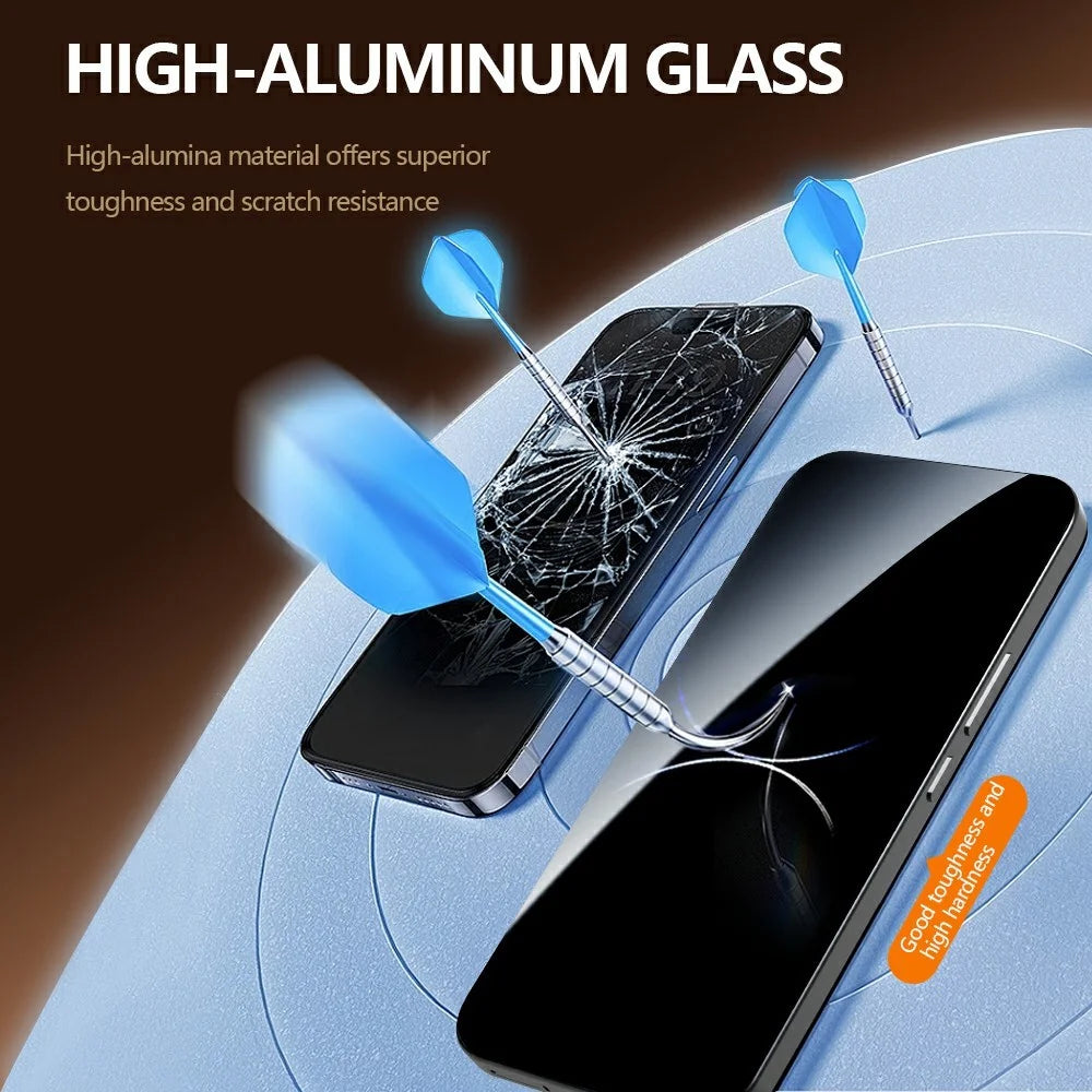 LEREACH For OnePlus 15 5G Privacy Tempered Glass Screen Protector 28° Anti-spy Full Cover Film - Black - 7