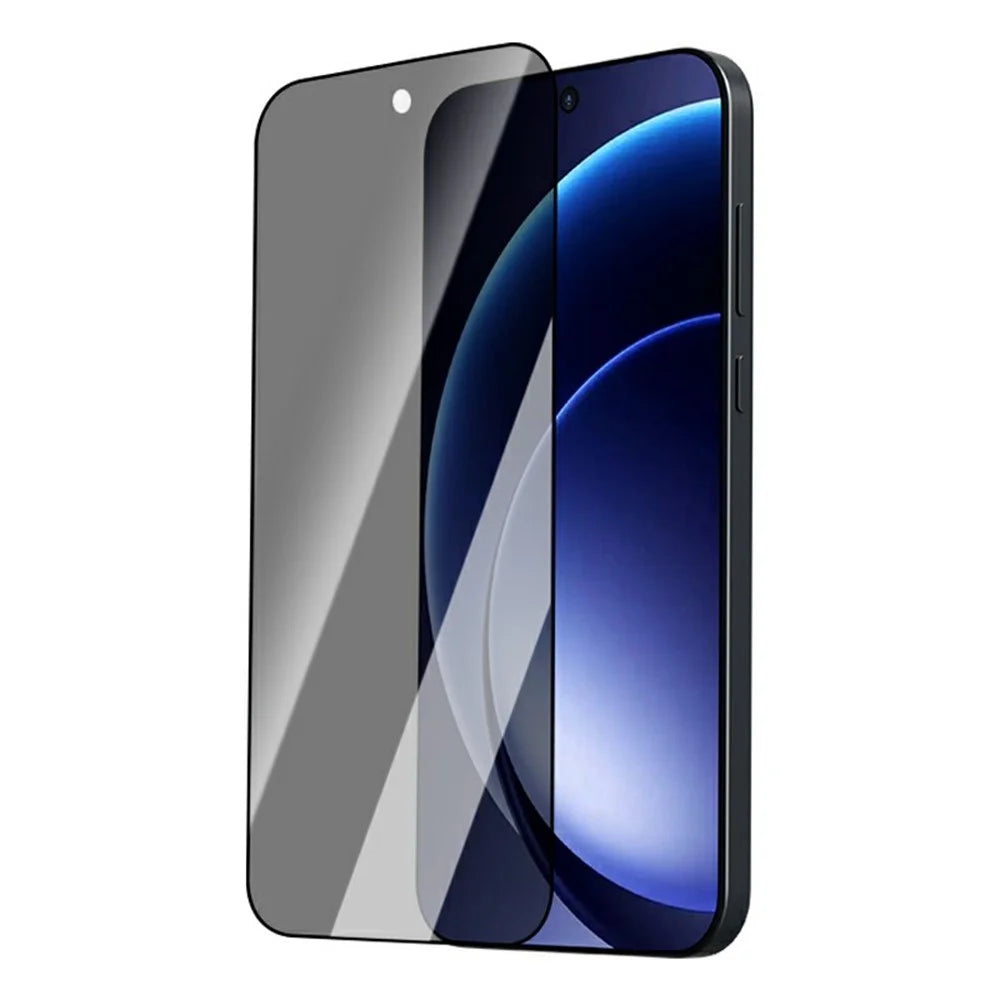 LEREACH 2Pcs For OnePlus 15 5G Privacy Tempered Glass Screen Protector 28° Anti-spy Full Cover Film - Black - 2