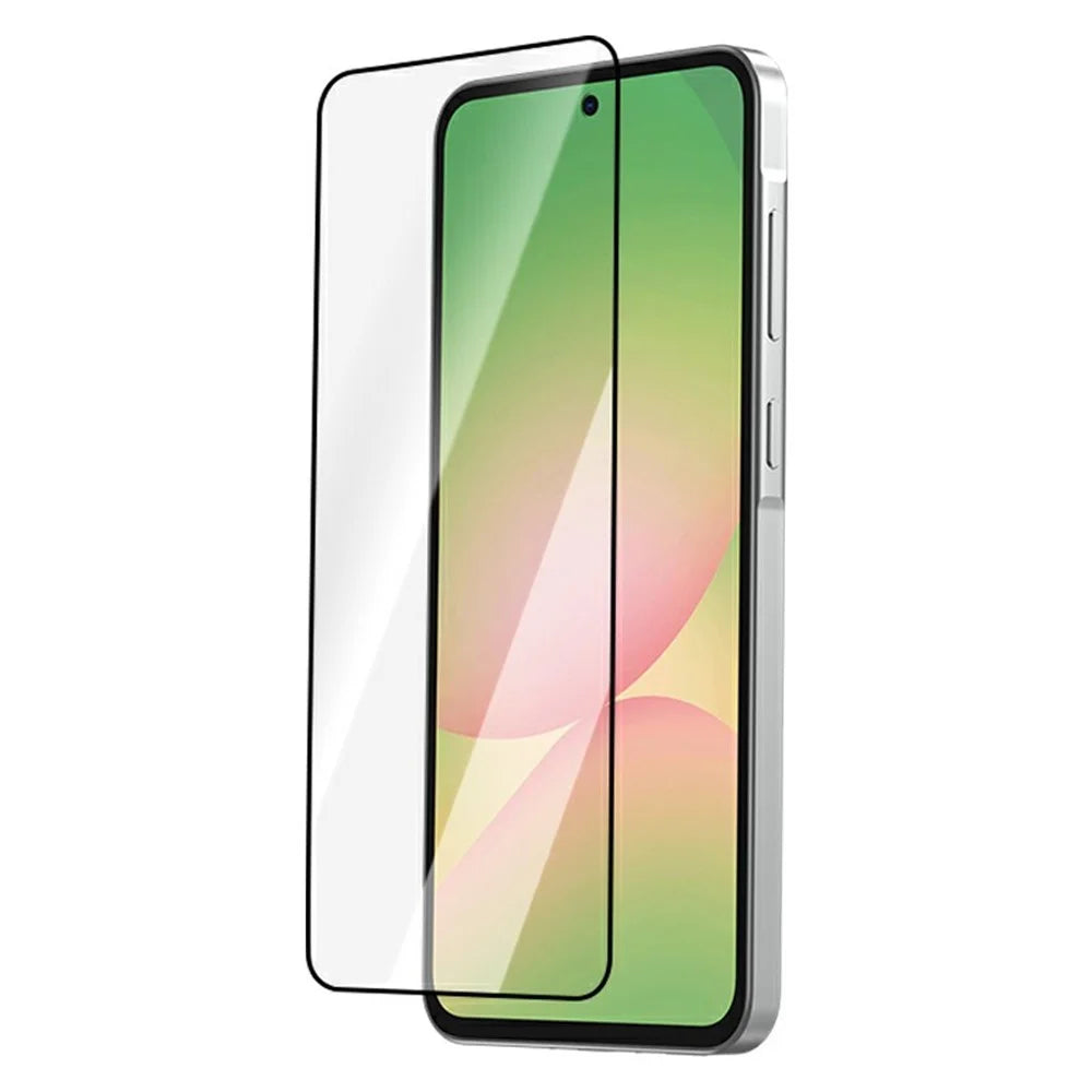 LEREACH 2Pcs For Samsung Galaxy A36 5G Tempered Glass Full Screen Protector Anti-Fingerprint Film with Dust-Free Installation Tool - Black - 2