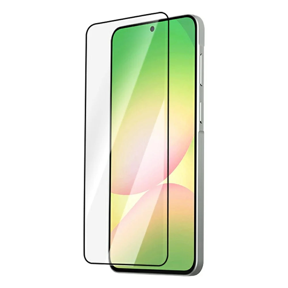 LEREACH 2Pcs For Samsung Galaxy A37 5G Tempered Glass Full Screen Protector Anti-Fingerprint Film with Dust-Free Installation Tool - Black - 2
