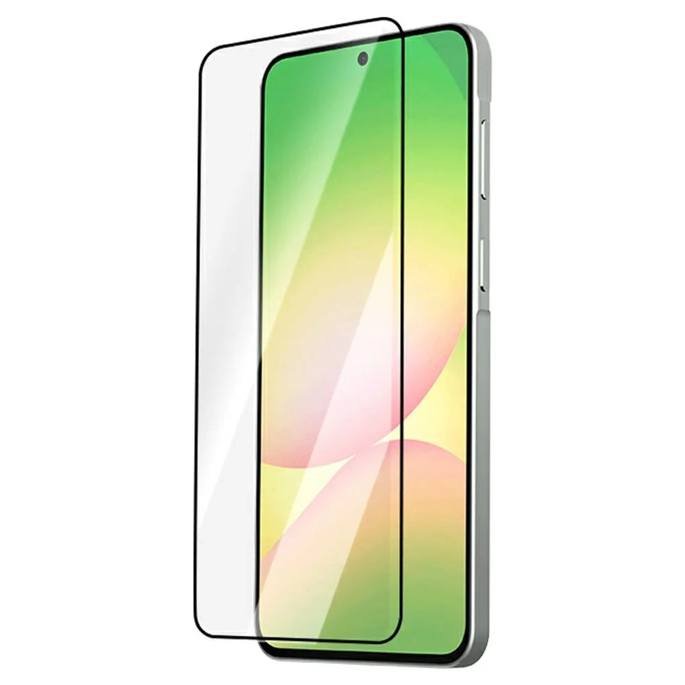 LEREACH 2Pcs For Samsung Galaxy A57 5G Tempered Glass Full Screen Protector Anti-Fingerprint Film with Dust-Free Installation Tool - Black - 2