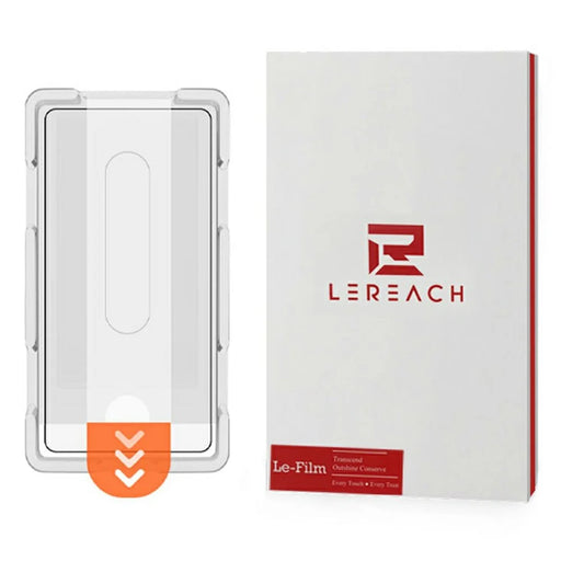 LEREACH For Samsung Galaxy S26 Tempered Glass Full Screen Protector Anti-Fingerprint Film with Dust-Free Installation Tool - Black - 1