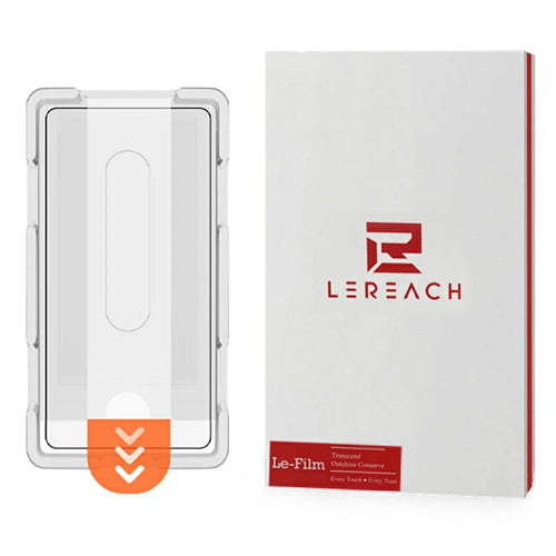 LEREACH For Samsung Galaxy S26 Ultra Tempered Glass Full Screen Protector Anti-Fingerprint Film with Dust-Free Installation Tool - Black - 1